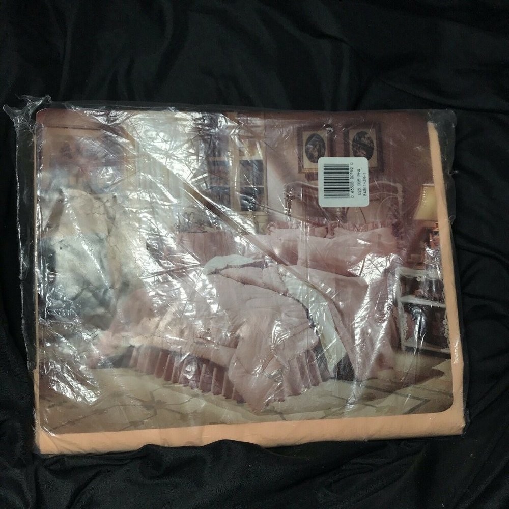 Vintage Cannon Monticello Peach Queen Flat Sheet - Picture 2 of 6